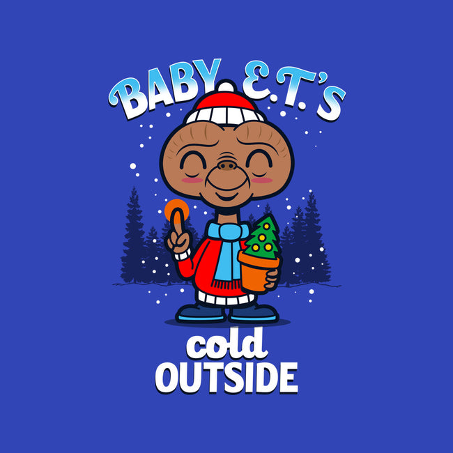 Baby E.T.'s Cold Outside-womens fitted tee-Boggs Nicolas