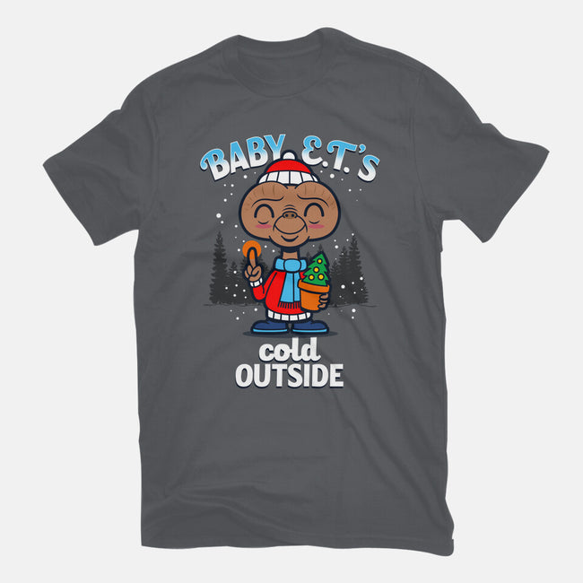 Baby E.T.'s Cold Outside-unisex basic tee-Boggs Nicolas