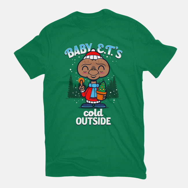 Baby E.T.'s Cold Outside-womens basic tee-Boggs Nicolas