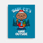 Baby E.T.'s Cold Outside-none stretched canvas-Boggs Nicolas