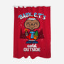 Baby E.T.'s Cold Outside-none polyester shower curtain-Boggs Nicolas