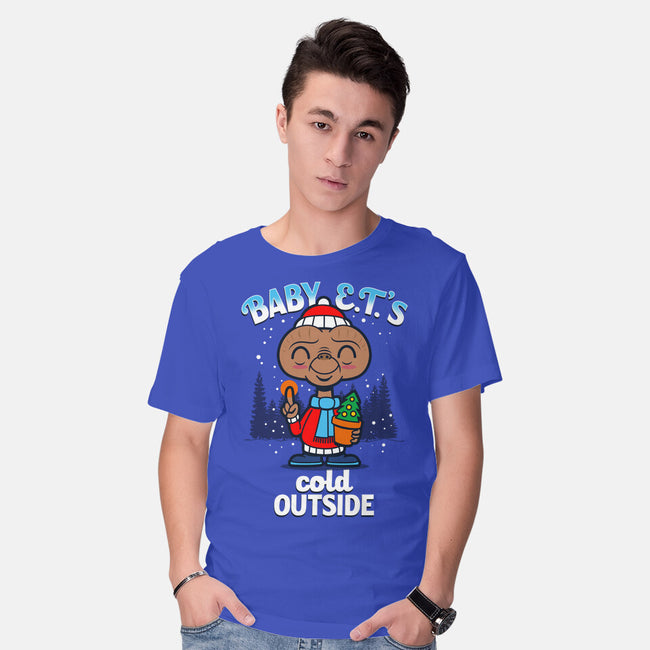Baby E.T.'s Cold Outside-mens basic tee-Boggs Nicolas