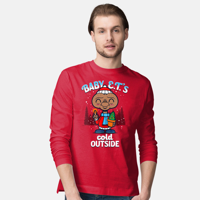 Baby E.T.'s Cold Outside-mens long sleeved tee-Boggs Nicolas