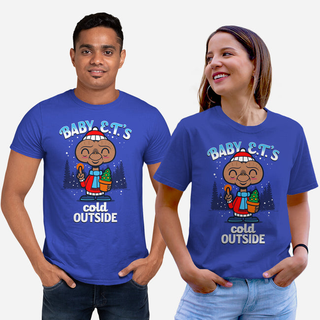 Baby E.T.'s Cold Outside-unisex basic tee-Boggs Nicolas