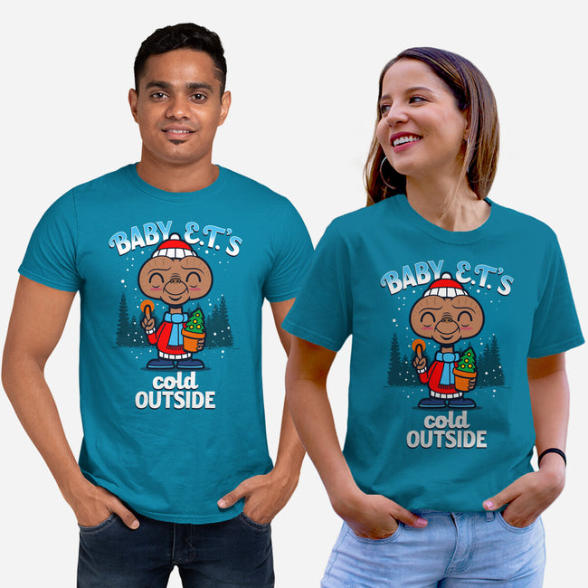 Baby E.T.'s Cold Outside-unisex basic tee-Boggs Nicolas