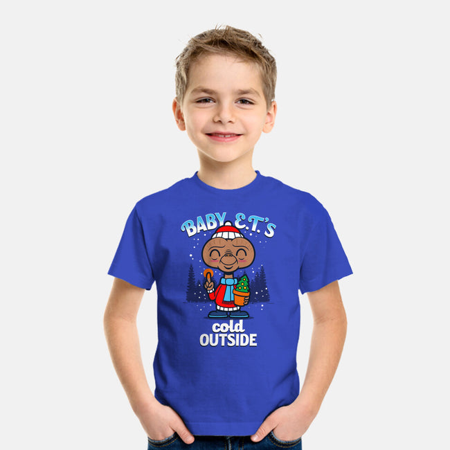 Baby E.T.'s Cold Outside-youth basic tee-Boggs Nicolas