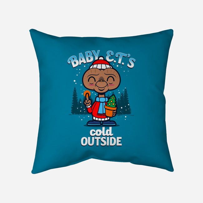 Baby E.T.'s Cold Outside-none removable cover w insert throw pillow-Boggs Nicolas