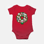 Catmas Wreath-baby basic onesie-bloomgrace28