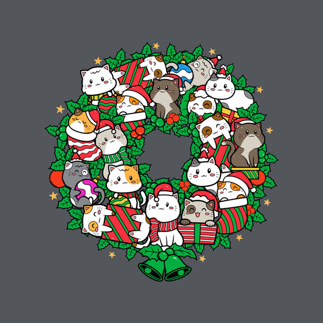 Catmas Wreath-unisex pullover sweatshirt-bloomgrace28