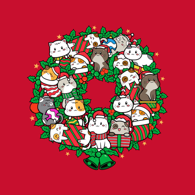 Catmas Wreath-unisex pullover sweatshirt-bloomgrace28