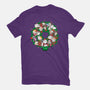 Catmas Wreath-womens basic tee-bloomgrace28