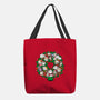 Catmas Wreath-none basic tote bag-bloomgrace28