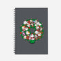 Catmas Wreath-none dot grid notebook-bloomgrace28