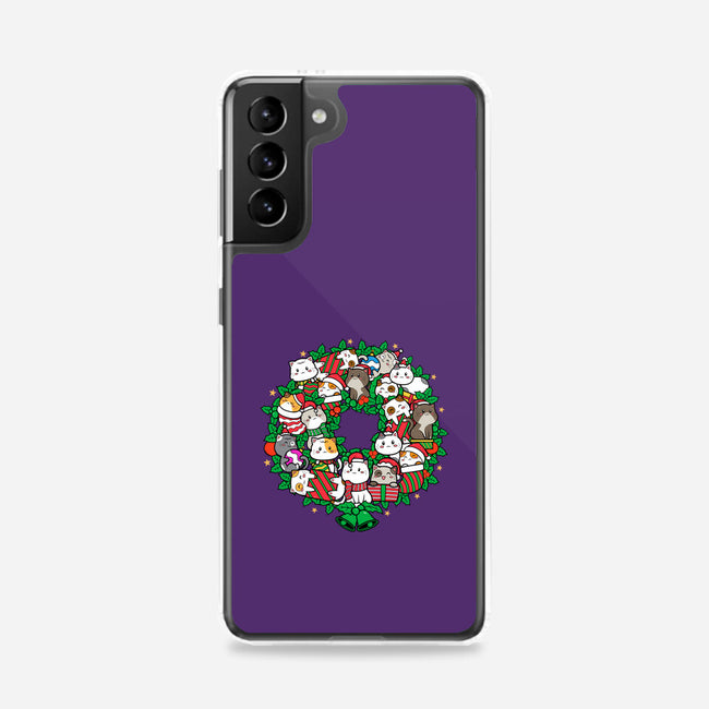 Catmas Wreath-samsung snap phone case-bloomgrace28
