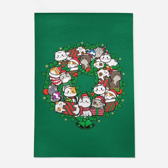 Catmas Wreath-none indoor rug-bloomgrace28