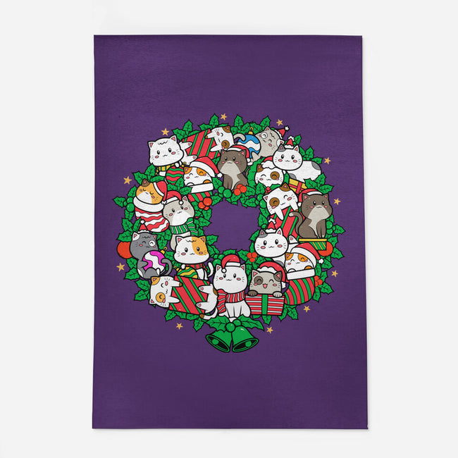 Catmas Wreath-none indoor rug-bloomgrace28