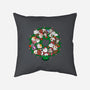 Catmas Wreath-none removable cover w insert throw pillow-bloomgrace28