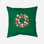 Catmas Wreath-none removable cover w insert throw pillow-bloomgrace28