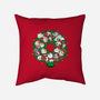 Catmas Wreath-none removable cover w insert throw pillow-bloomgrace28