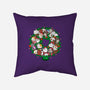 Catmas Wreath-none removable cover throw pillow-bloomgrace28