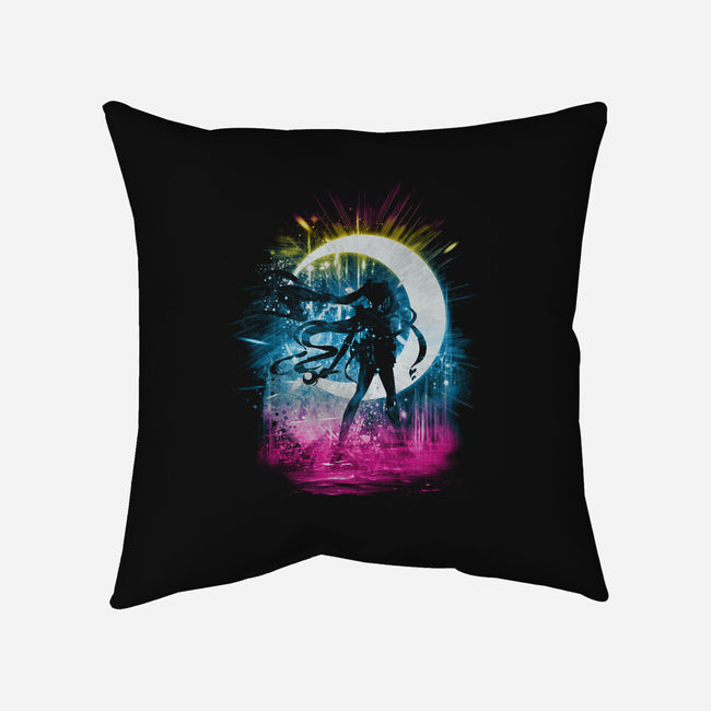 Moon Storm-none removable cover w insert throw pillow-kharmazero