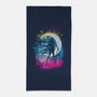 Moon Storm-none beach towel-kharmazero