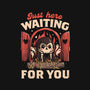 Just Here Waiting For You-mens basic tee-eduely