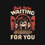 Just Here Waiting For You-unisex basic tee-eduely