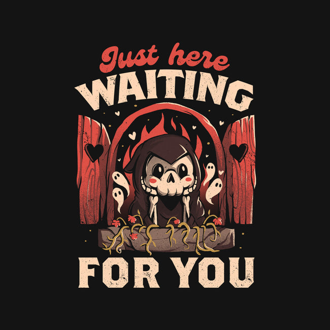 Just Here Waiting For You-none adjustable tote bag-eduely