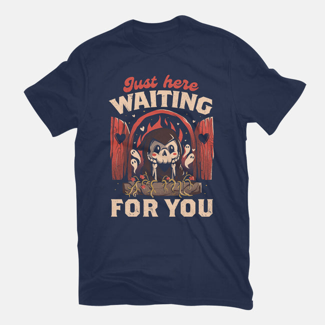 Just Here Waiting For You-youth basic tee-eduely