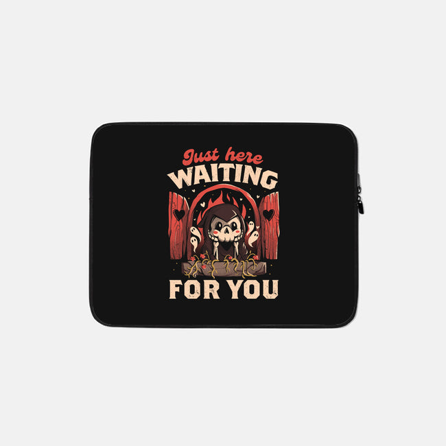 Just Here Waiting For You-none zippered laptop sleeve-eduely