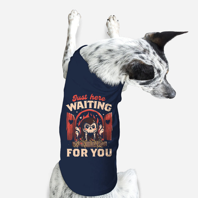 Just Here Waiting For You-dog basic pet tank-eduely