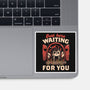 Just Here Waiting For You-none glossy sticker-eduely