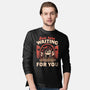 Just Here Waiting For You-mens long sleeved tee-eduely