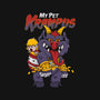 My Pet Krampus-none removable cover w insert throw pillow-Nemons