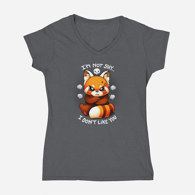 I Just Don't Like You-womens v-neck tee-Vallina84