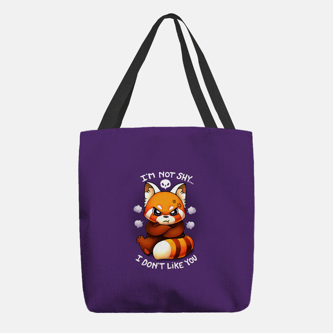 I Just Don't Like You-none basic tote bag-Vallina84