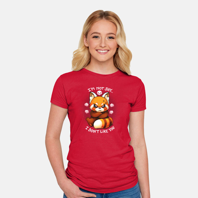 I Just Don't Like You-womens fitted tee-Vallina84