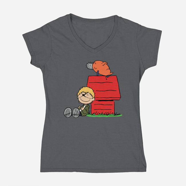 Dreaming About A Normal Life-womens v-neck tee-Tronyx79