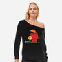 Dreaming About A Normal Life-womens off shoulder sweatshirt-Tronyx79