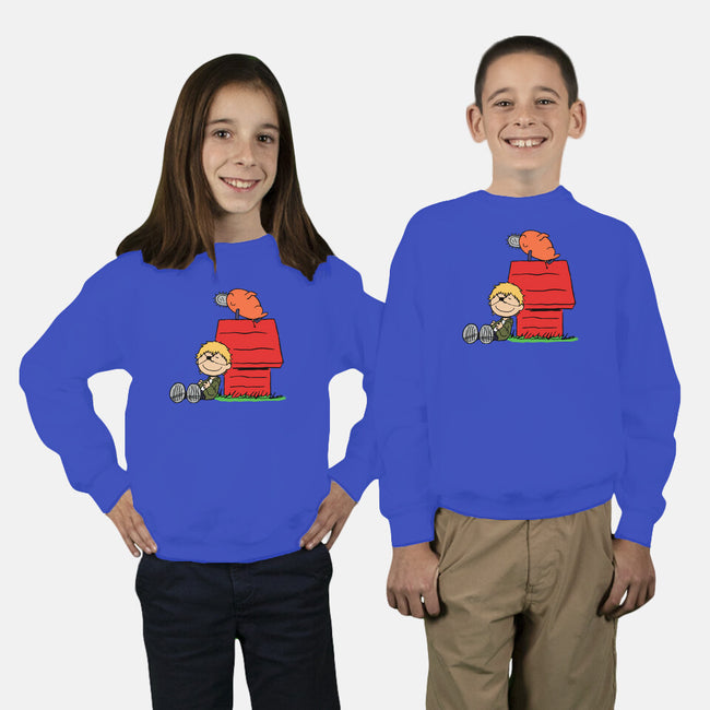 Dreaming About A Normal Life-youth crew neck sweatshirt-Tronyx79