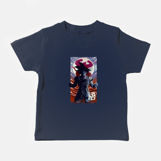 Saiyan Moonlight-baby basic tee-fanfabio