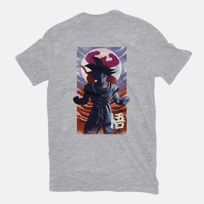 Saiyan Moonlight-mens heavyweight tee-fanfabio