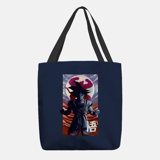 Saiyan Moonlight-none basic tote bag-fanfabio