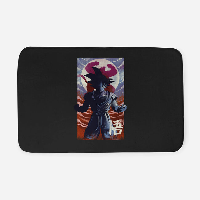 Saiyan Moonlight-none memory foam bath mat-fanfabio