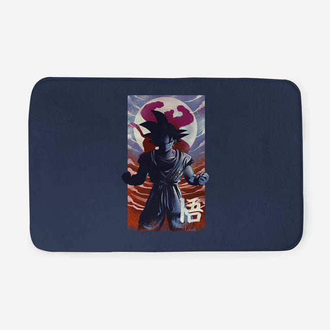 Saiyan Moonlight-none memory foam bath mat-fanfabio