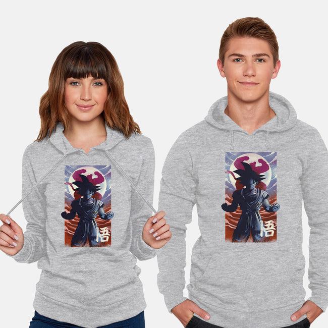 Saiyan Moonlight-unisex pullover sweatshirt-fanfabio