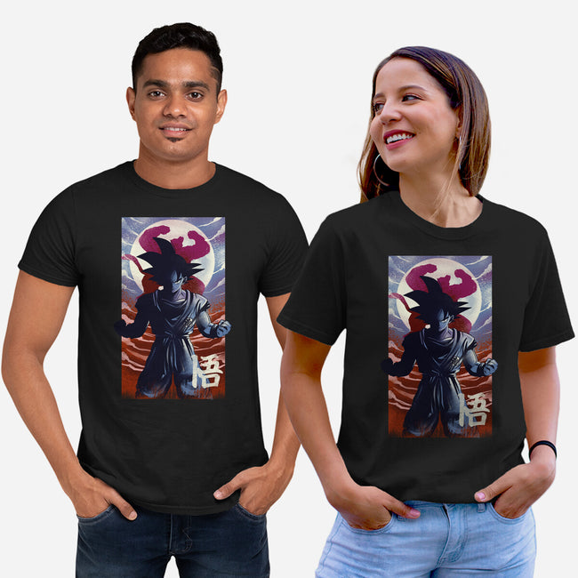 Saiyan Moonlight-unisex basic tee-fanfabio