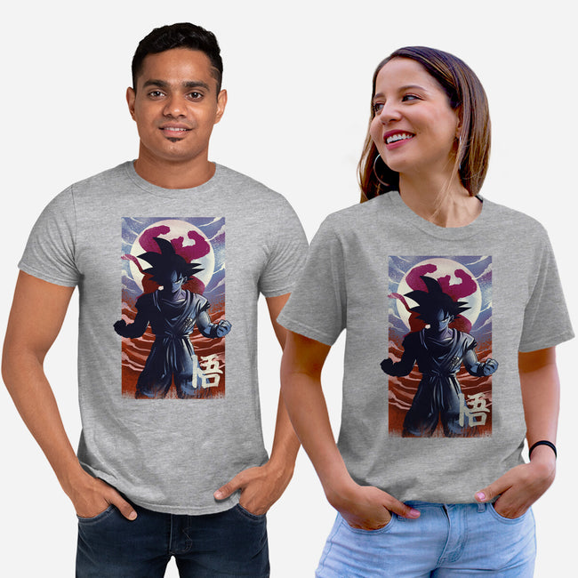 Saiyan Moonlight-unisex basic tee-fanfabio