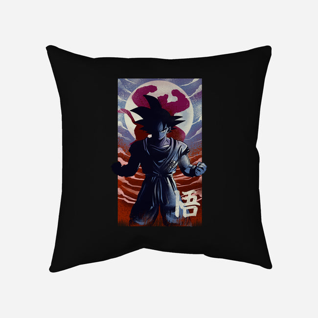 Saiyan Moonlight-none removable cover w insert throw pillow-fanfabio